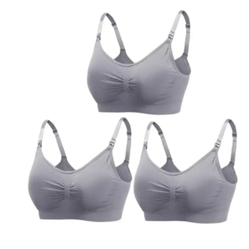3pcs/Set High Quality Maternity Nursing Bras Cotton Breastfeeding