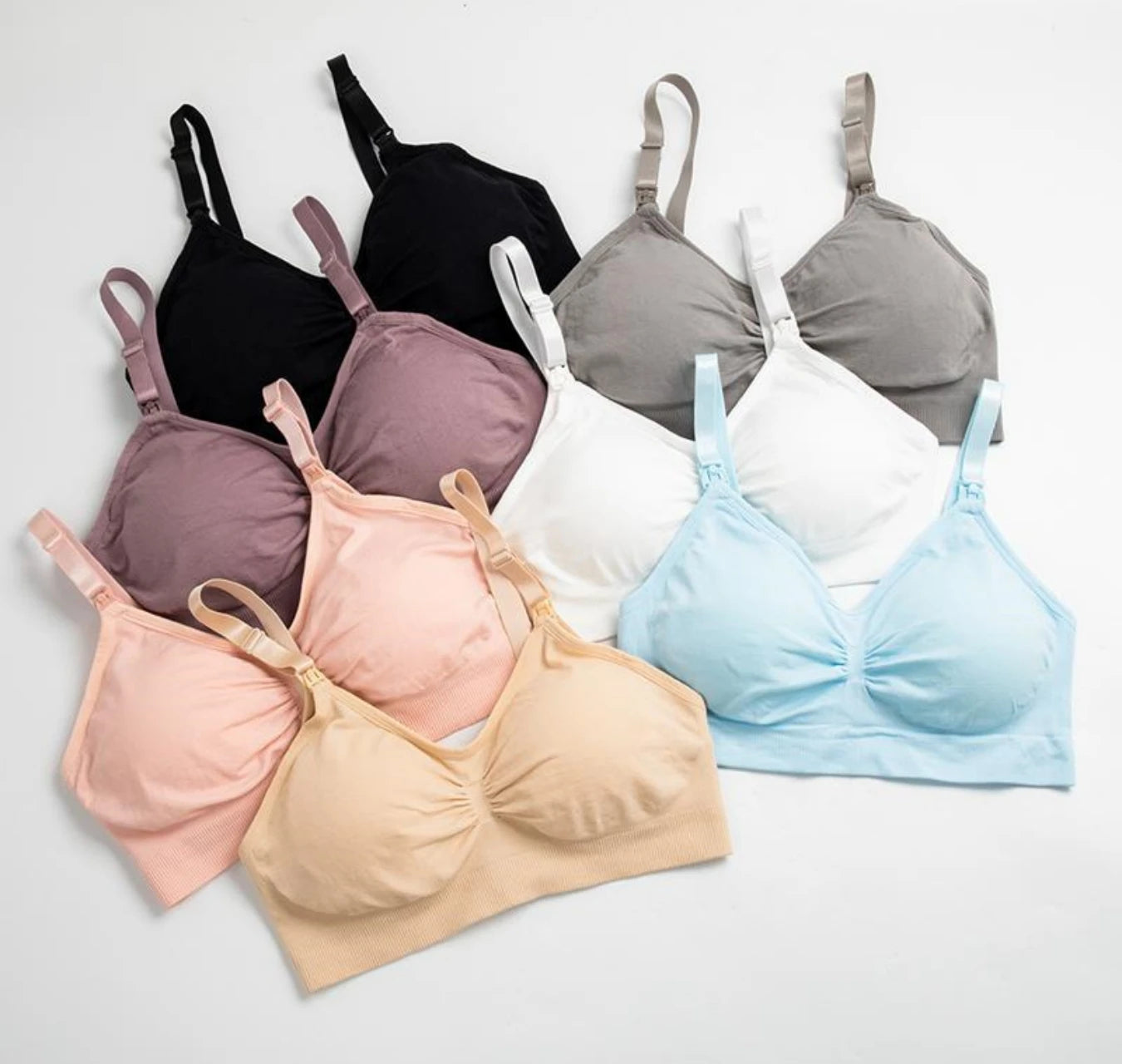 3pcs/Set High Quality Maternity Nursing Bras Cotton Breastfeeding