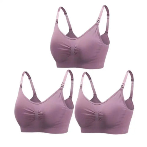 3pcs/Set High Quality Maternity Nursing Bras Cotton Breastfeeding