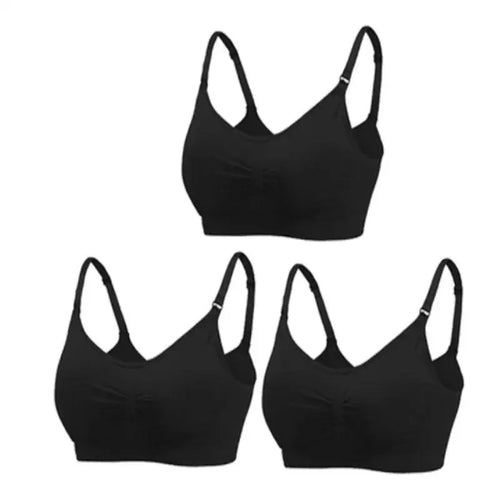 3pcs/Set High Quality Maternity Nursing Bras Cotton Breastfeeding