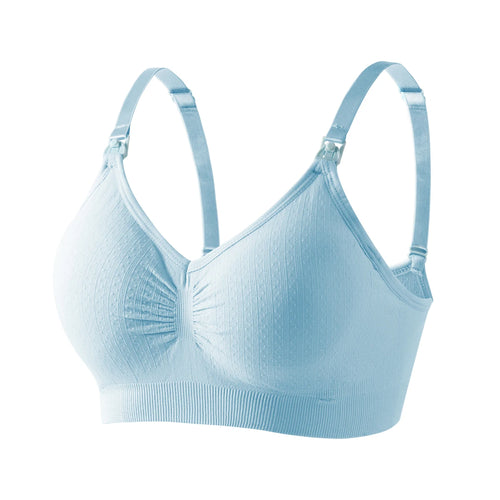 High Quality Single Handed Front Buckle Nursing Bra Breathable Women