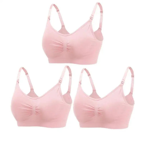 3pcs/Set High Quality Maternity Nursing Bras Cotton Breastfeeding