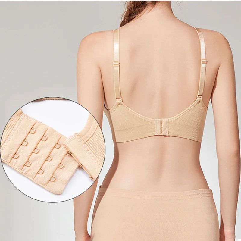 High Quality Single Handed Front Buckle Nursing Bra Breathable Women