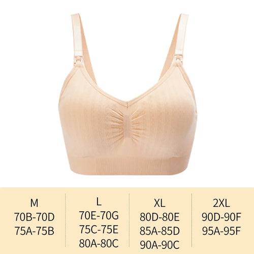 High Quality Single Handed Front Buckle Nursing Bra Breathable Women